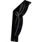 Ekena Millwork Versailles Wrought Iron Bracket, (Triple center brace), Powder Coated Black 2"W x 5 1/2"D x 8"H BKTM02X05X08TVE - alternate 1